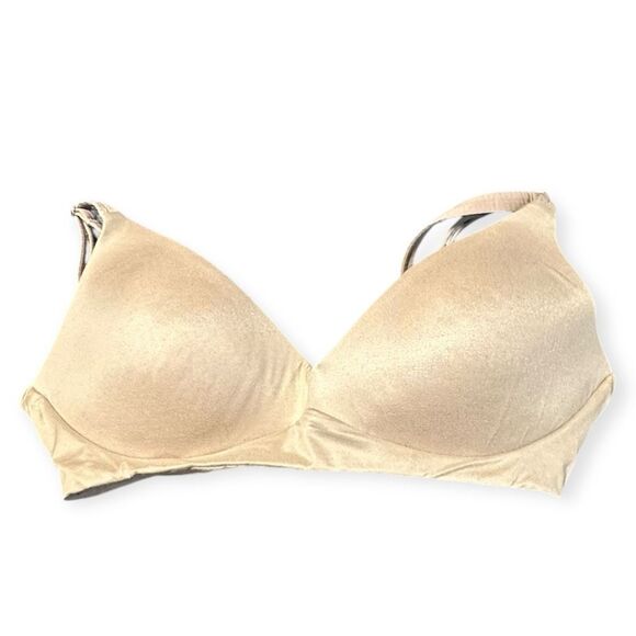 AERIE Women’s Real Sunnie Wireless Bra Nude Beige Size 32B - Picture 3 of 5